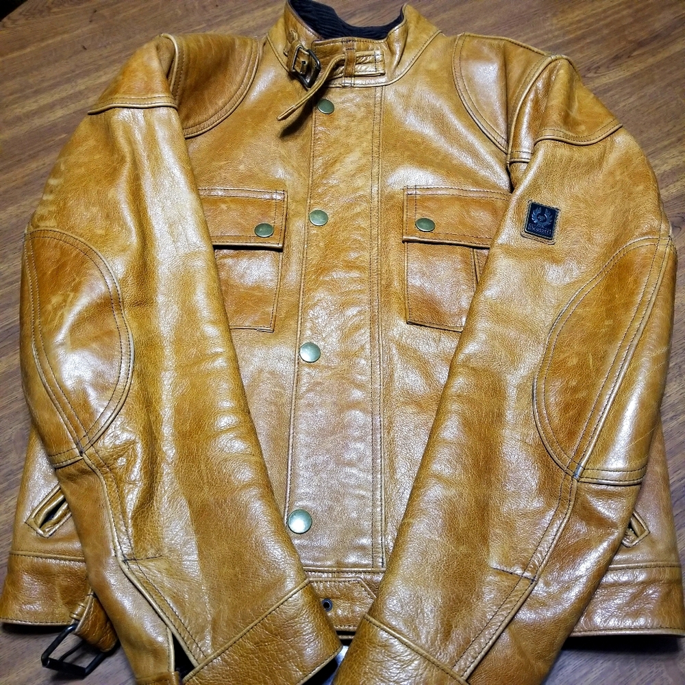 Belstaff Cougar Leather Moto Jacket